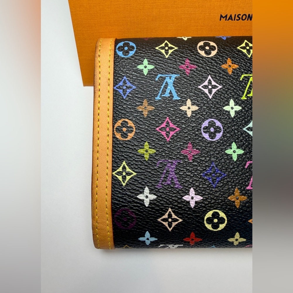 Louis Vuitton Takashi Murakami Porte Tresor Multicolor International Wallet - Picture 6 of 16
